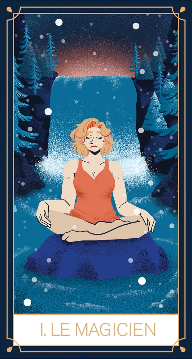 Carte de tarot Uriage, Le Magicien