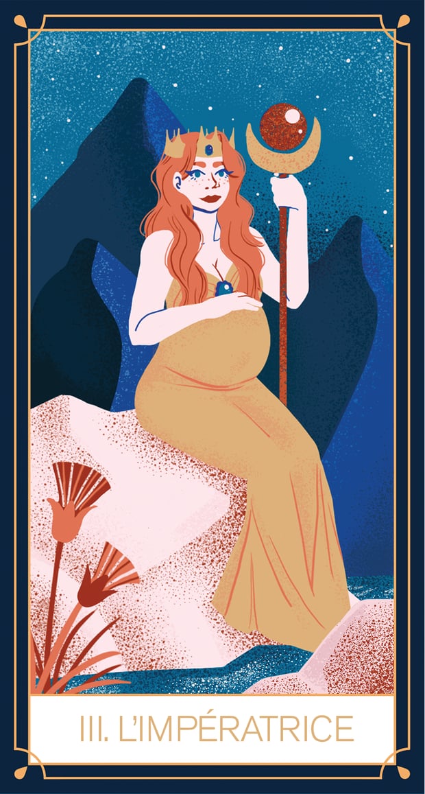 Carte de tarot Uriage, L'Impératrice
