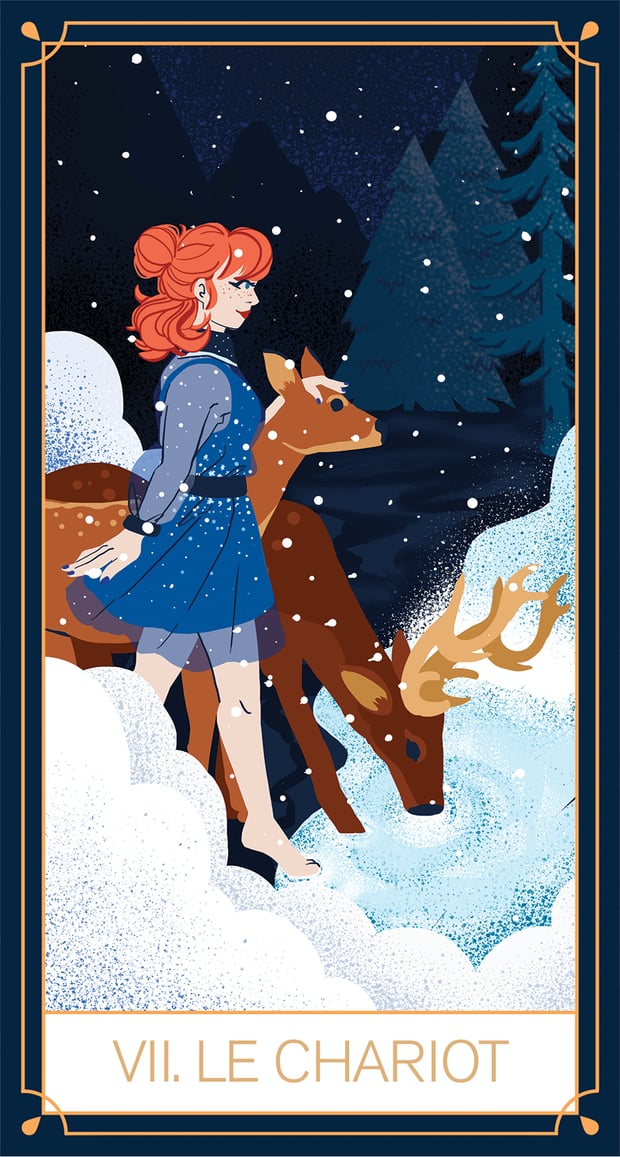 Carte de tarot Uriage, Le Chariot