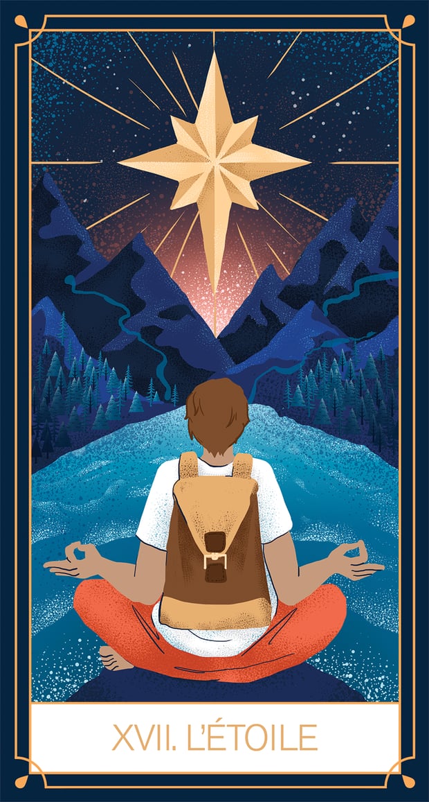 Carte de tarot Uriage, L'Étoile