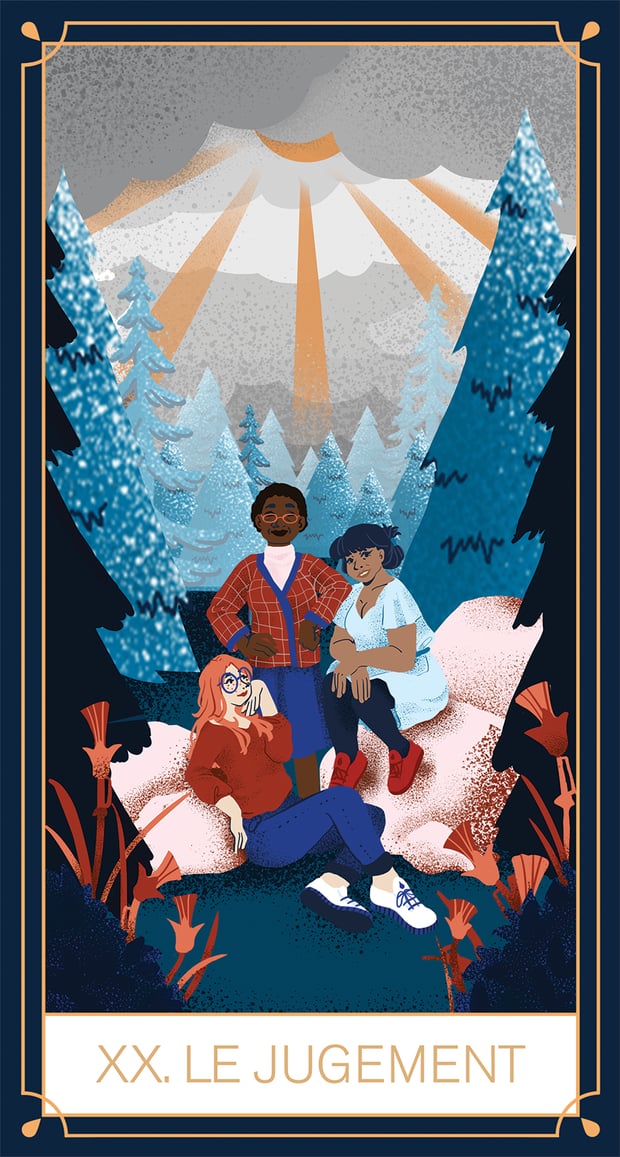 Carte de tarot Uriage, Le Jugement